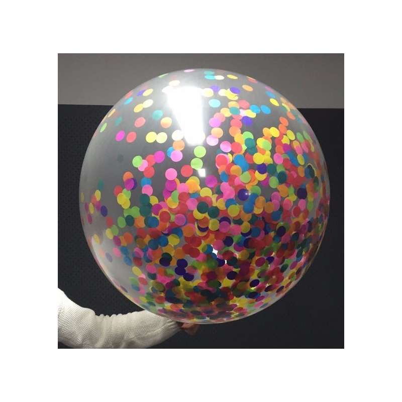 ▷ 36 Pouce Confettis Ballon Géant Décorations Fête D'Anniversaire
