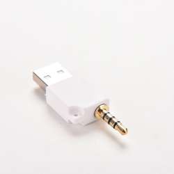Adaptateur mâle 3,5 mm USB 2.0 Chargeur Donnée Pour APPLE IPOD aux audio syncro