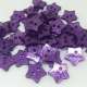 lot de 20 boutons étoile 14mm env. pourpre (violet) paillette bébé couture scrapbooking art créatif mercerie