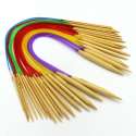 Aiguille à tricoter circulaire bambou 2-10 longueur 40cm longueur tige 10 cm