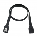 SATA 3.0 1.5GB/s 3Gb/s & 6Gb/s Série Interne Câble Data Plat droit 40 cm noir