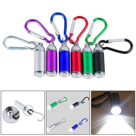 porte clé lampe de poche / lampe torche led portable pour randonné camp camping