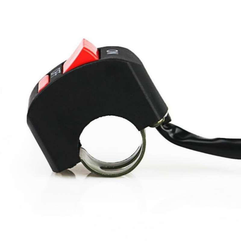 commutateur de guidon universel interrupteur de phare de moto 22mm diamètre  intérieur on/off bouton antibrouillard interrupteur moto accessoires