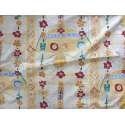 Tissu fleur imprimé Patchwork couture coton bricolage l220 cm L50 jaune création au mètre