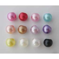 Lot 50 Bouton rond perle couleur 6mm scrapbooking bricolage déco mercerie couture