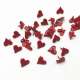 LOT 20 ATTACHE PARISIENNE Coeur rouge BRADS 11 mm env. SCRAPBOOKING CARTE création